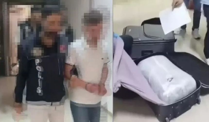 Bingöl Havalimanı’nda bavullardan 37 kilo uyuşturucu çıktı: 2 tutuklama