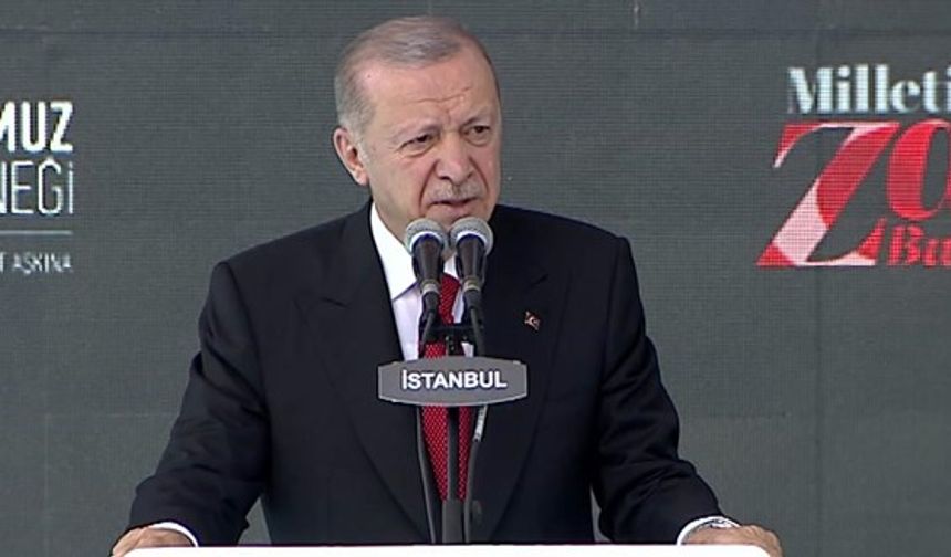Cumhurbaşkanı Erdoğan: 15 Temmuz'a Oyun Diyenleri Affetmeyeceğiz