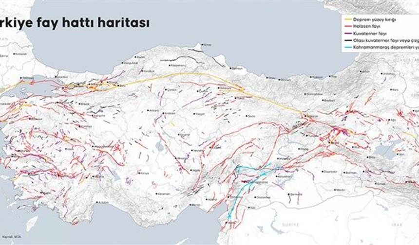 13 yıl sonra güncellendi: Aktif fay sayısı yüzde 44 arttı, 700’e yükseldi