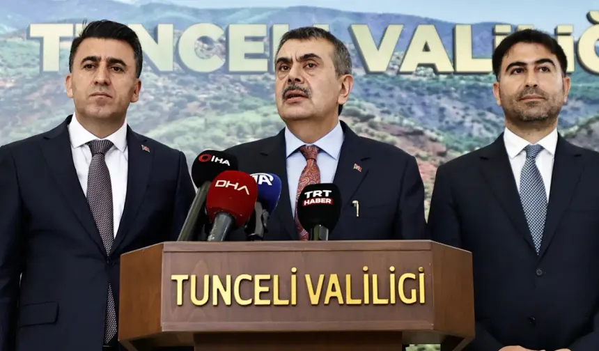 Bakan Yusuf Tekin: “Tunceli’de Öğrenci Sayımız Hızla Düşüyor”