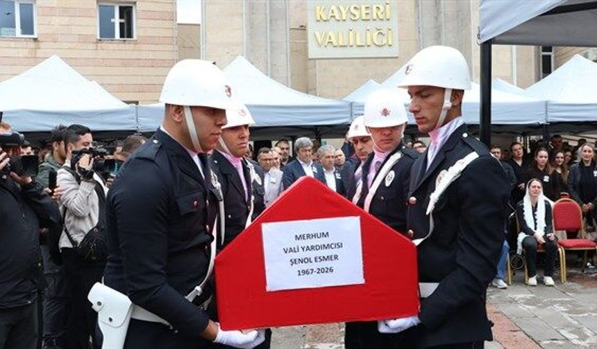 Kayseri Vali Yardımcısı Şenol Esmer için tören düzenlendi