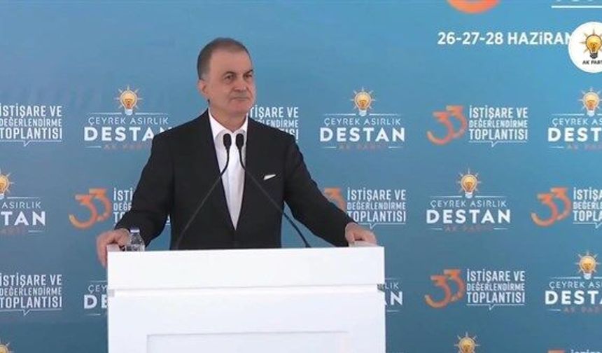 Ömer Çelik: “Terörsüz Türkiye sürecinde yeni aşamaya geçildi”