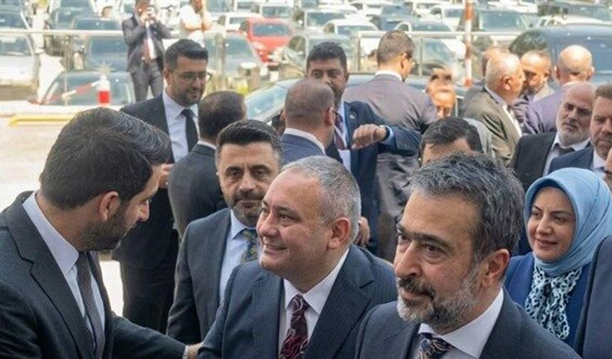 Rasim Arı ve Mesut Özarslan AK Parti Genel Merkezi'nde