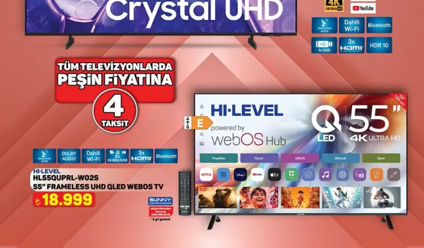 A101'de bugüne özel peşin fiyatına 6 taksit! A101 9 Temmuz Aktüel Ürünler