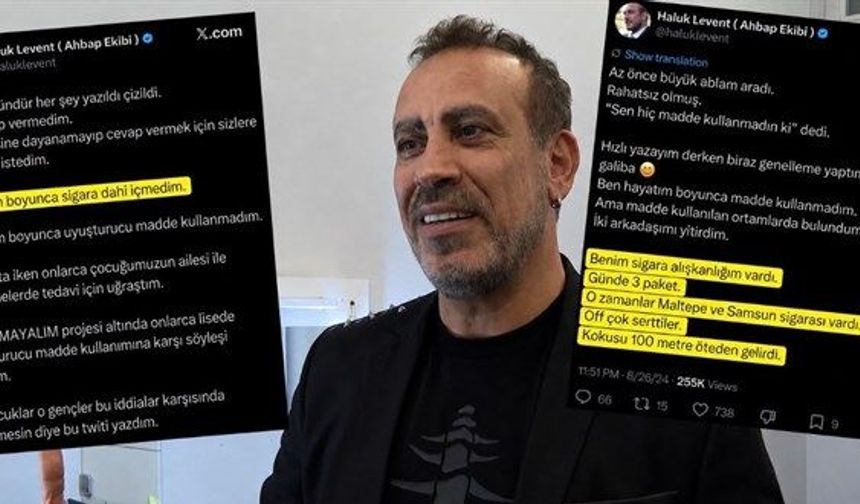 Haluk Levent'in sigara açıklaması sosyal medyada gündem oldu