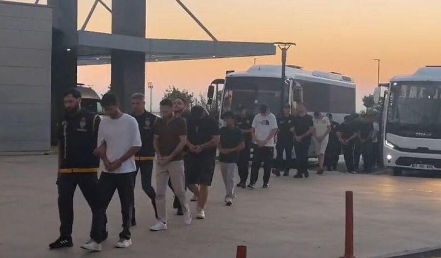 Manisa merkezli suç örgütü operasyonu: 36 tutuklama