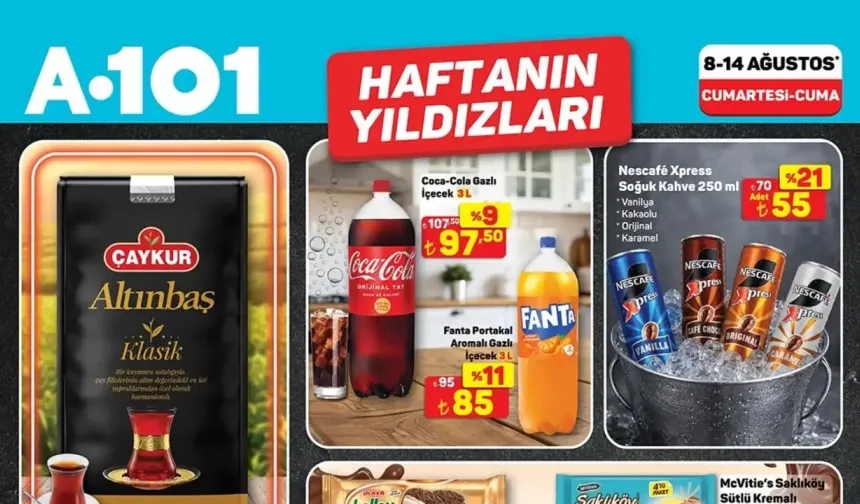A101 9 Ağustos 2026 Pazar Aktüel Ürünler Kataloğu