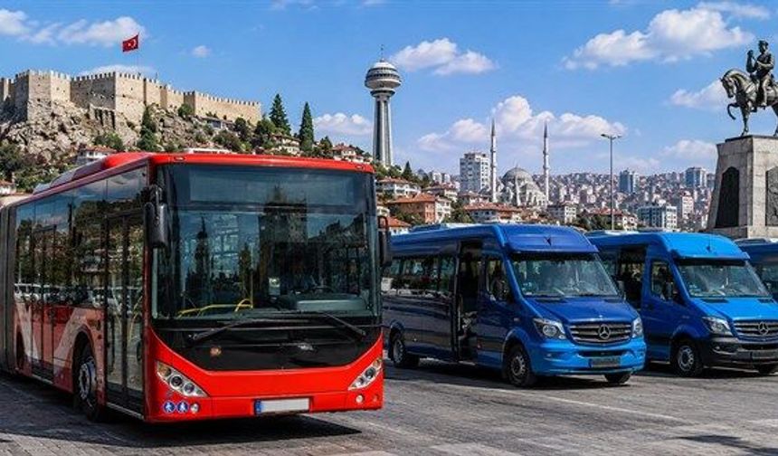 Ankara'da EGO'nun ardından dolmuş ücretlerine de zam geldi