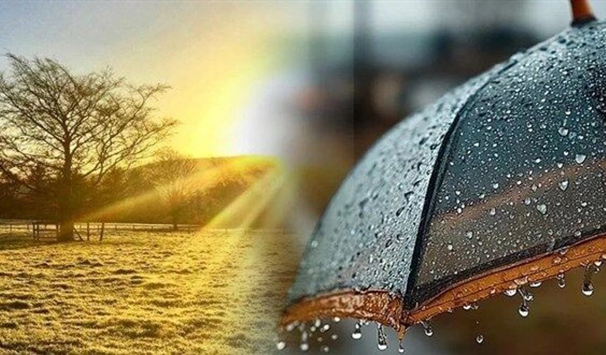 Sıcaklıklar yükseliyor, bazı bölgelerde sağanak bekleniyor