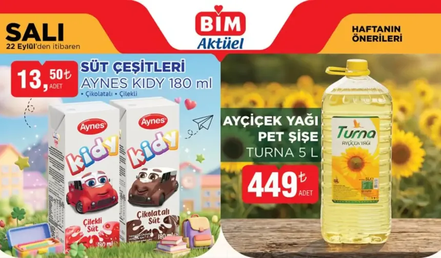 BİM 22 Eylül 2026 Salı Aktüel Ürünler Kataloğu Yayımda!