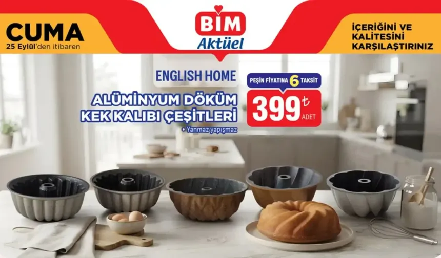 BİM 25 Eylül 2026 Cuma Aktüel Ürünler Kataloğu Yayımda!