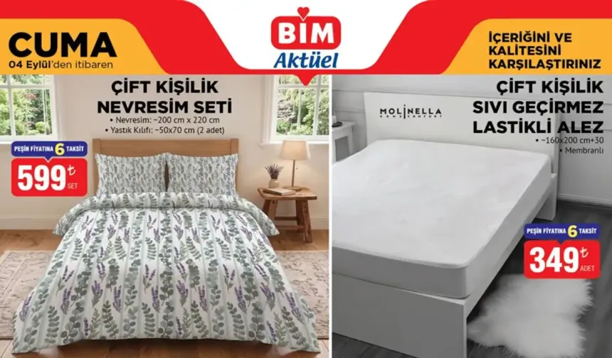 BİM 4 Eylül 2026 Cuma Aktüel Ürünler Kataloğu Yayımda!