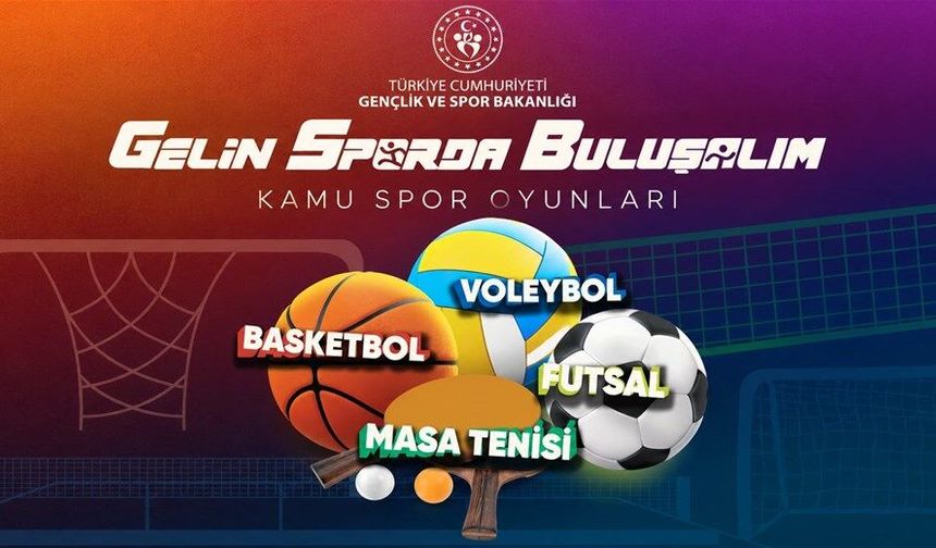 4. Kamu Spor Oyunları Gerçekleştirilecek!