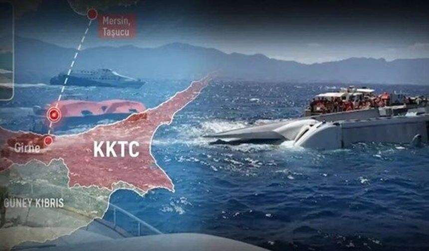 KKTC’de Batan Feribotun Enkazına Ulaşıldı! 550 Metre Derinlikte Arama Çalışmaları Sürüyor