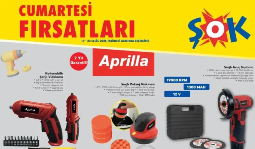 ŞOK 19 Eylül 2026 Cumartesi Fırsatları Aktüel Ürünler Kataloğu