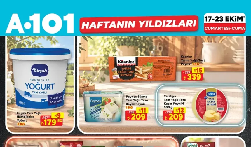 A101 17 Ekim Cumartesi 2026 Cumartesi Aktüel Ürünler Kataloğu Yayımda!