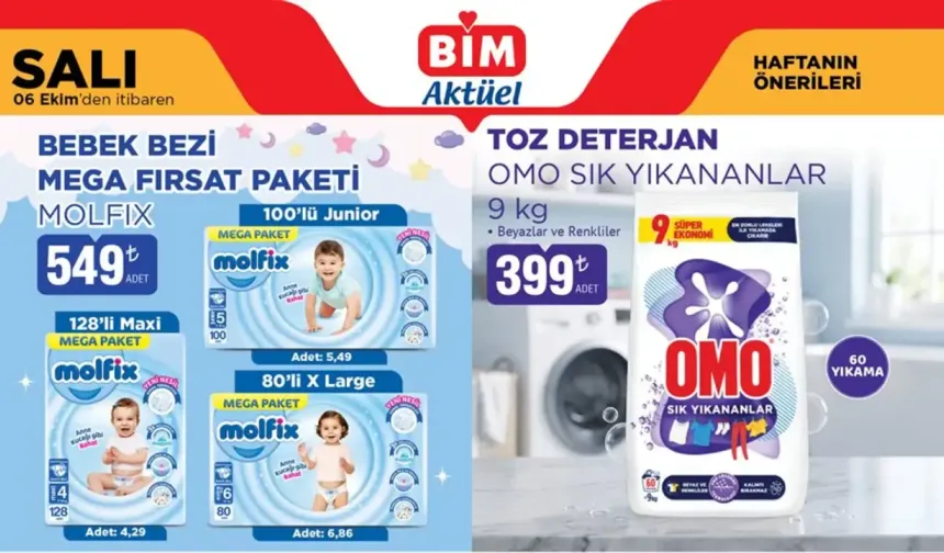 BİM 6 Ekim 2026 Salı Aktüel Ürünler Kataloğu Yayımda!