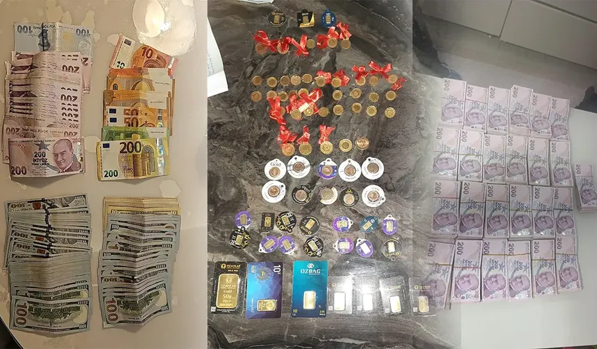 Ankara merkezli DEAŞ operasyonunda balya balya para ele geçirildi