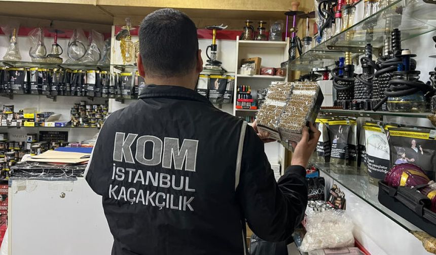 İstanbul’da kaçak tütün operasyonu: 12 şüpheli hakkında gözaltı kararı