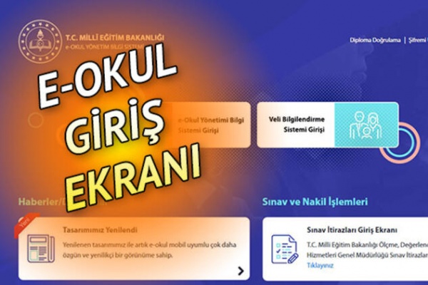 E-Okul Veli Bilgilendirme Sistemi Ekranı (VBS) - Kamudanhaber İnternet ...