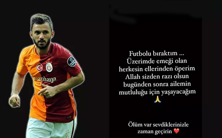 Emre Çolak, sosyal medya hesabı üzerinden yaptığı açıklamayla futbolculuk kariyerini sonlandırdığını duyurdu.