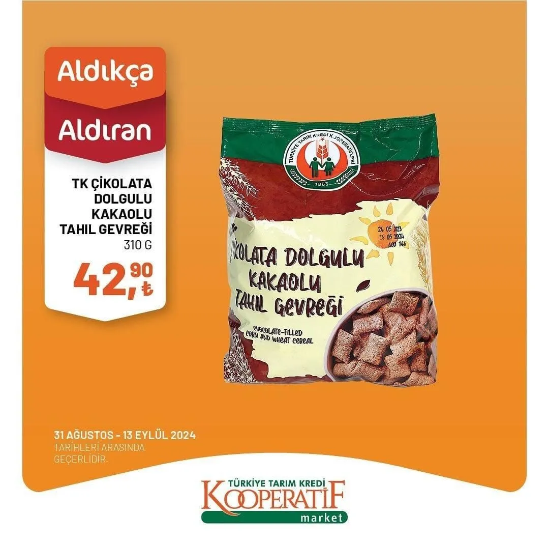 31 Ağustos-13 Eylül Tarihlerinde Tarım Kredi Kooperatif Marketlerde Büyük İndirimler