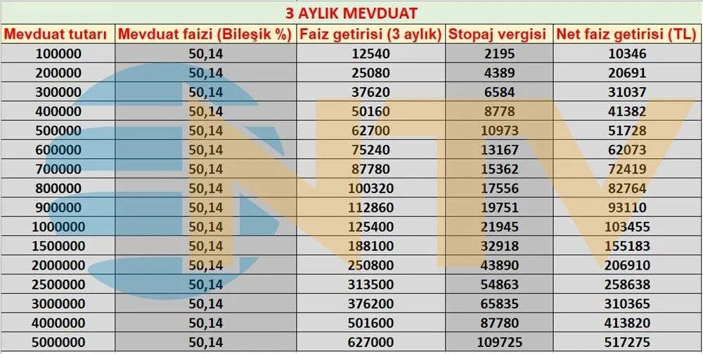Mevduat Faiz 2