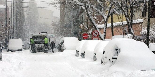 Meteorolojiden 5 Kente Sari Kodlu Kar Uyarisi