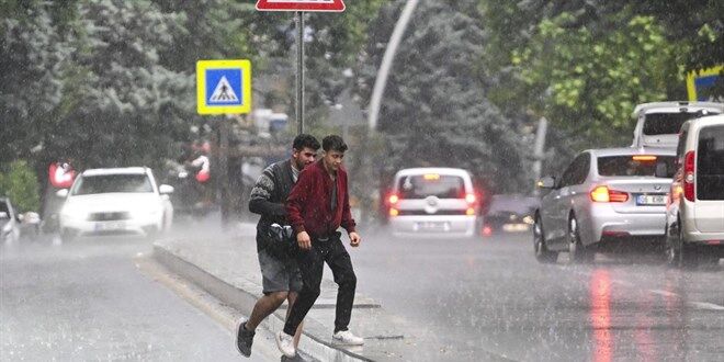 Ankara için kuvvetli sağanak uyarısı