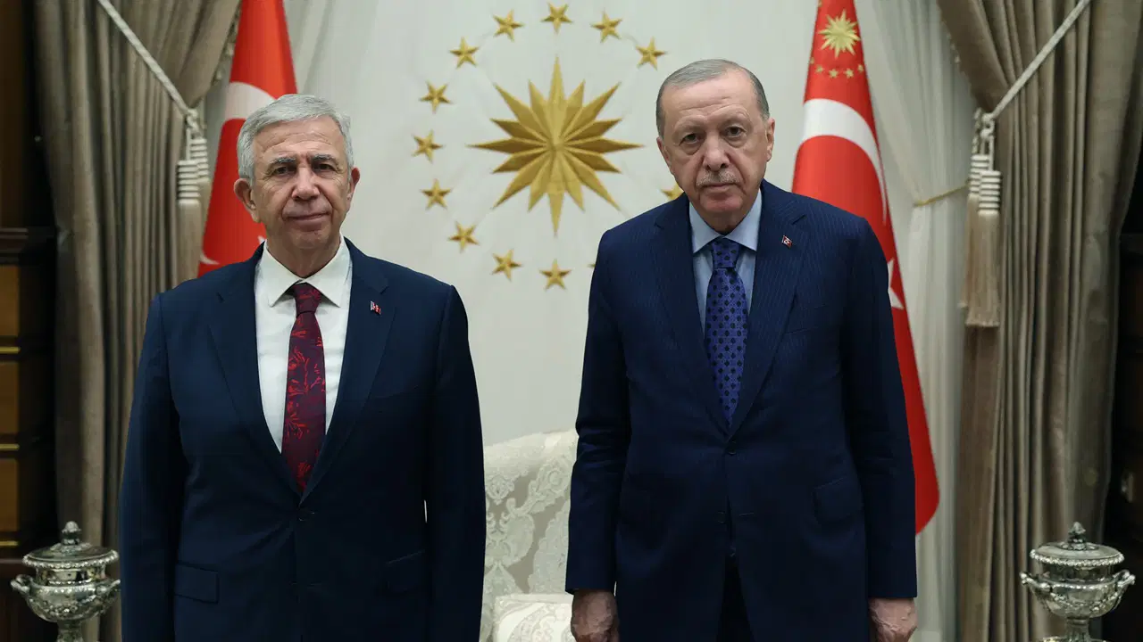Erdoğan ile Mansur Yavaş Beştepe'de görüştü, açıklama geldi