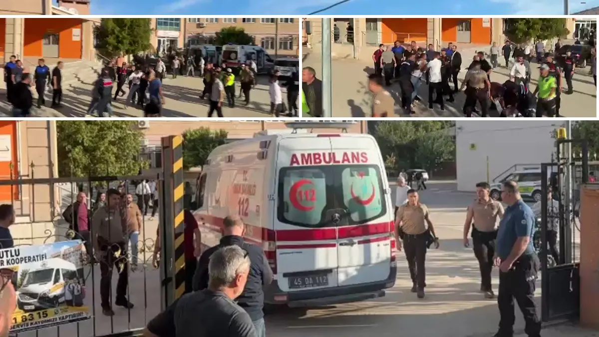 Turgutlu'daki okul dehşetinde Manisa Valiliği duyurdu: 8 kişi yaralandı, saldırgan yakalandı